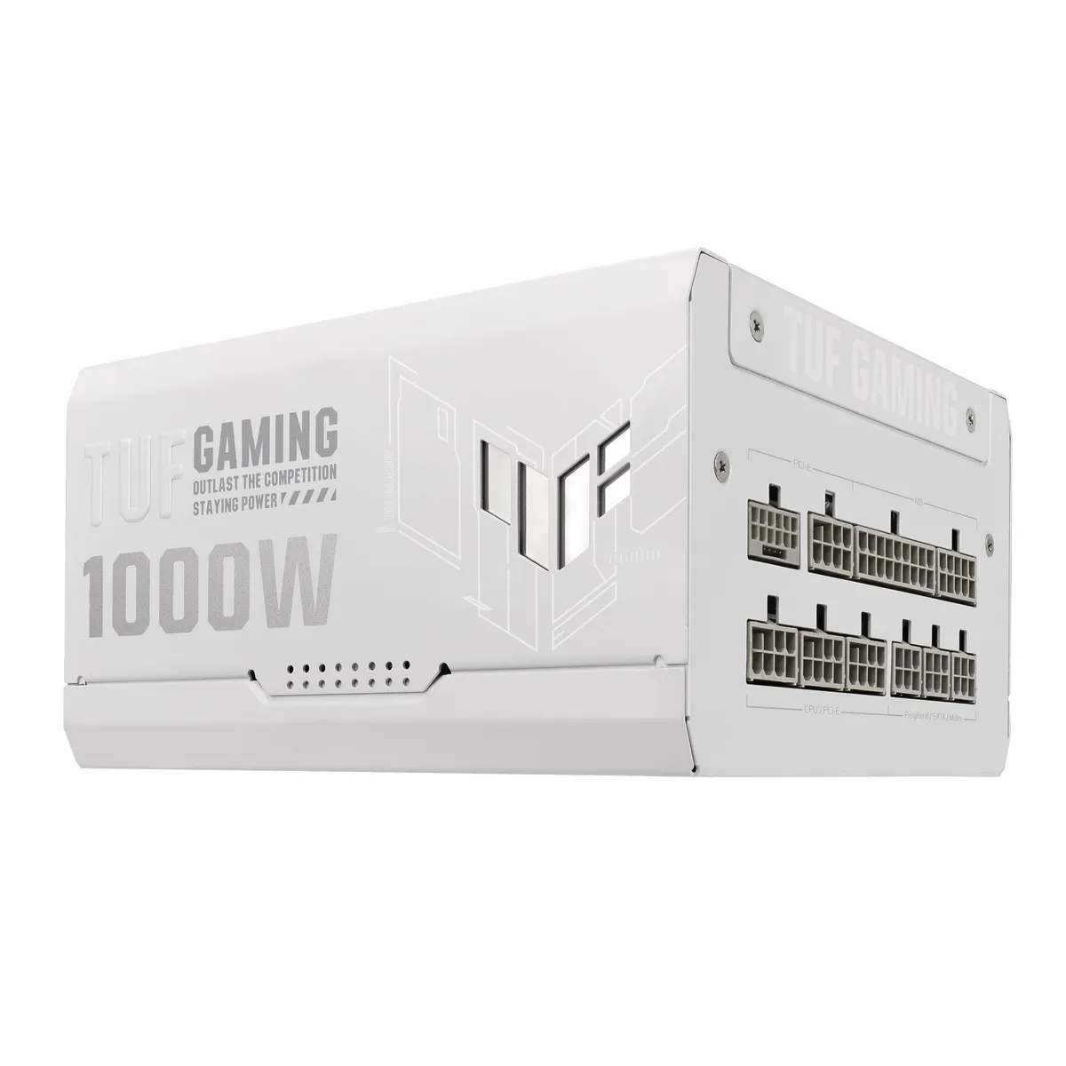 Блок живлення Asus TUF-GAMING-1000G-WHITE PCIE5 1000W Gold (90YE00S5-B0NA00) - мініатюра 20