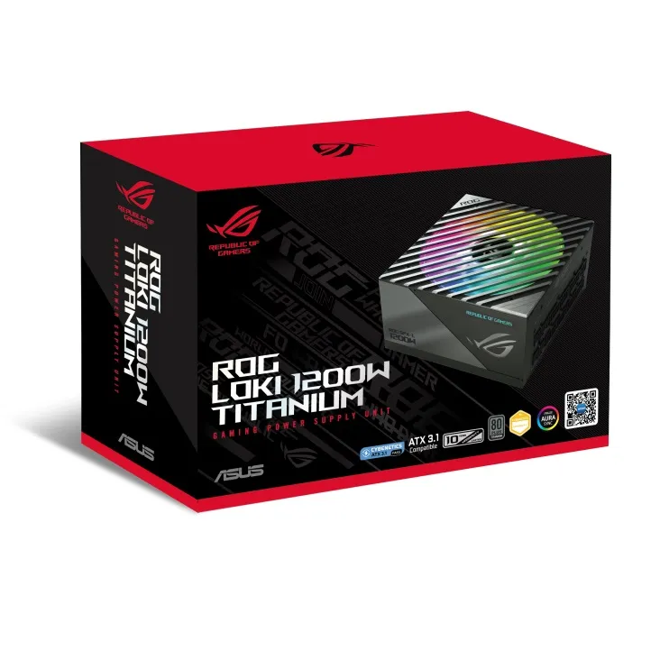 Блок живлення Asus ROG Loki SFX-L 1200W Titanium (90YE00N0-B0NA00) - мініатюра 11