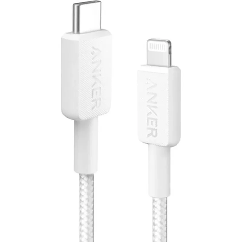 Кабель Anker 322 USB-C - Lightning, 1.8 м, White (A81B6H21) - мініатюра 4