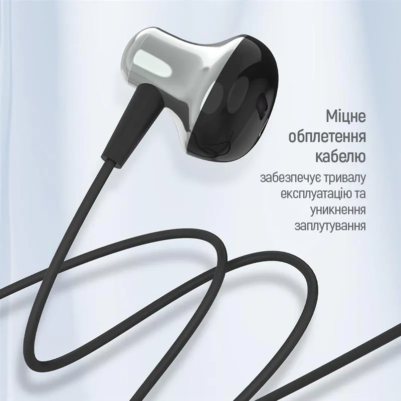Гарнітура СolorWay Slim 3.5 mm Wired Earphone Blast 1 Black (CW-WD01BK) - мініатюра 13