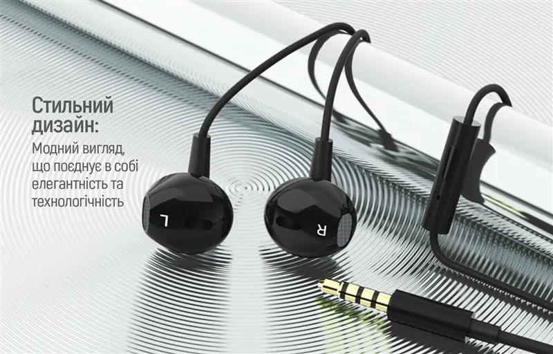 Гарнітура СolorWay Slim 3.5 mm Wired Earphone Blast 1 Black (CW-WD01BK) - мініатюра 8
