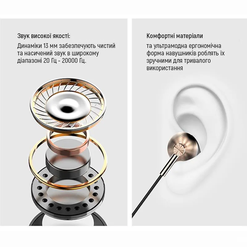 Гарнітура СolorWay Slim 3.5 mm Wired Earphone Blast 2 Black (CW-WD02BK) - мініатюра 14