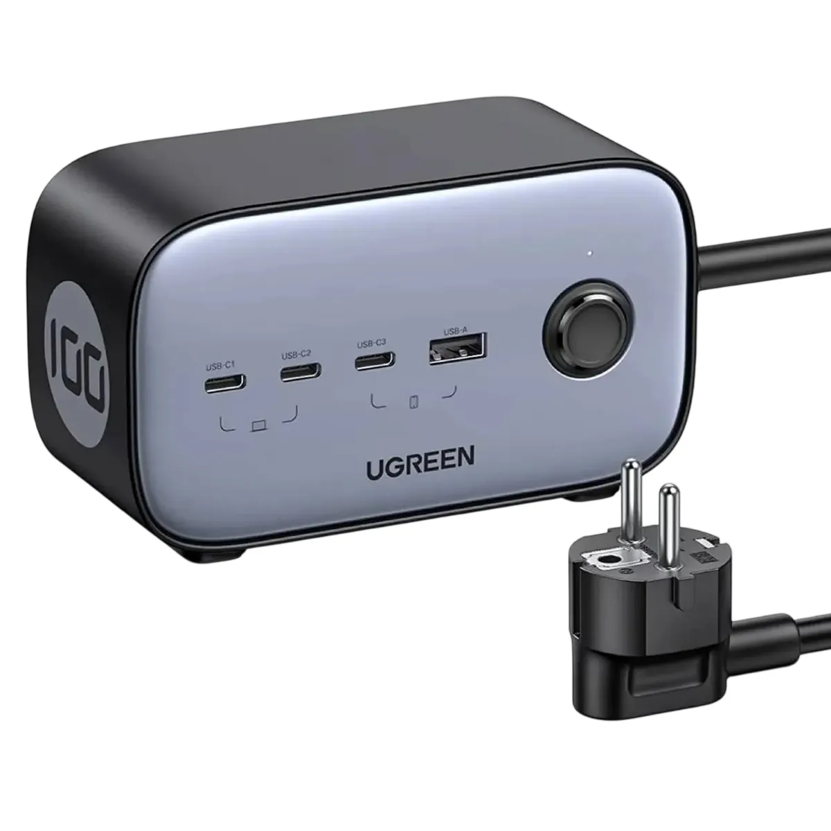 Зарядний пристрій Ugreen DigiNest Pro CD270 GaN 100W Gray (60167) - мініатюра 16