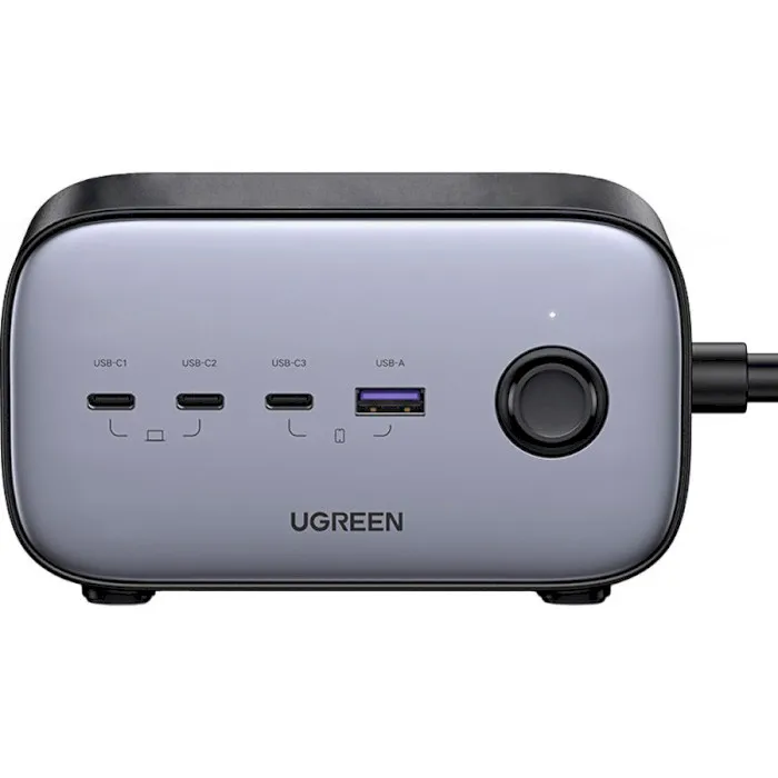 Зарядний пристрій Ugreen DigiNest Pro CD270 GaN 100W Gray (60167) - мініатюра 2