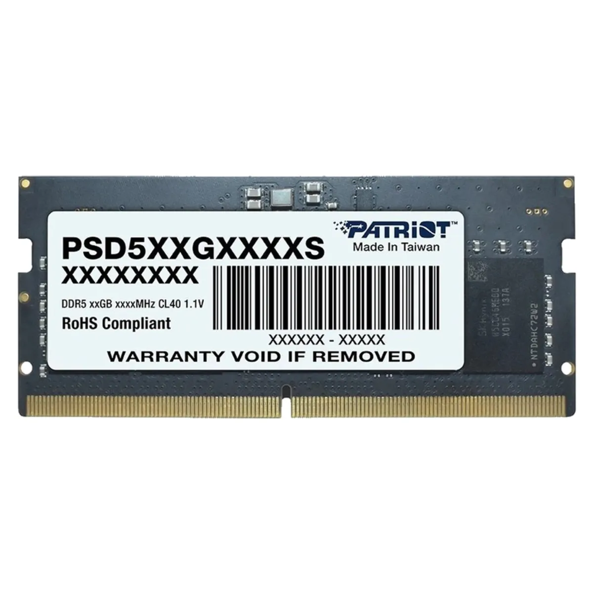 Модуль пам`яті SO-DIMM DDR5 32GB/4800 Patriot Signature Line (PSD532G48002S) - зображення 1
