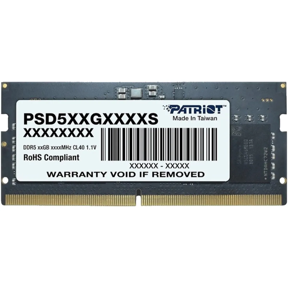 Модуль пам`яті SO-DIMM DDR5 32GB/4800 Patriot Signature Line (PSD532G48002S) - мініатюра 2