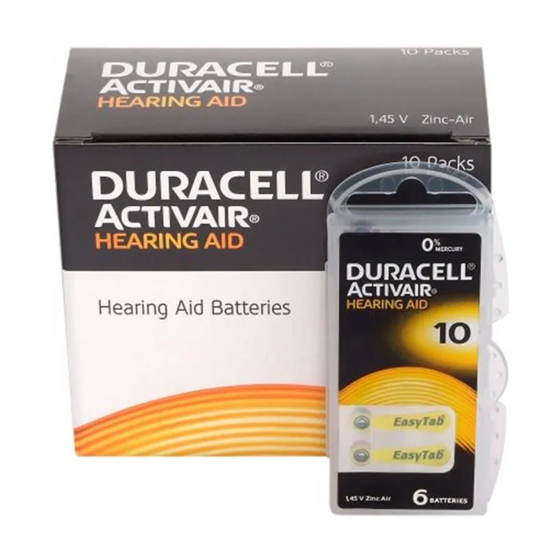 Батарейка Duracell Activair 10 BL 6 шт (для слухових апаратів) - мініатюра 2