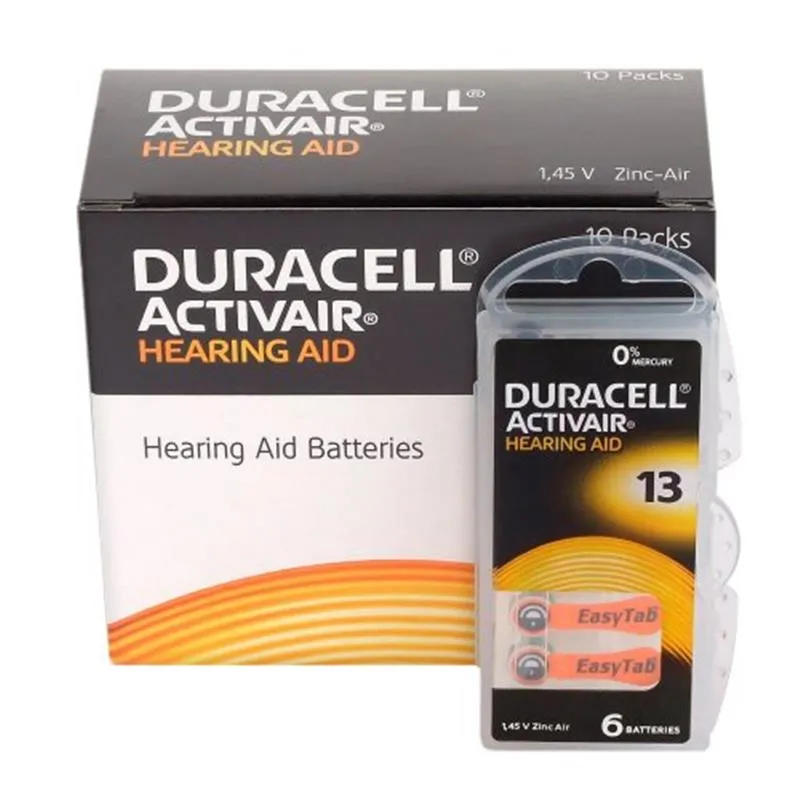 Батарейка Duracell Activair 13 BL 6 шт (для слухових апаратів) - мініатюра 2