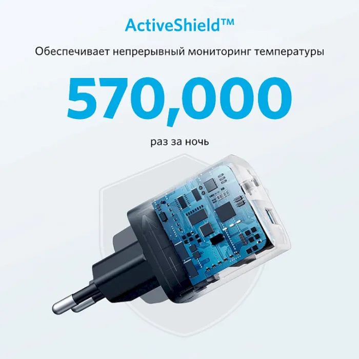 Мережевий зарядний пристрій Anker PowerPort 323 Black (A2331G11) - мініатюра 4