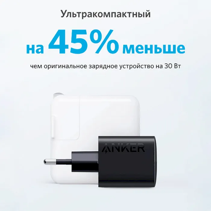 Мережевий зарядний пристрій Anker PowerPort 323 Black (A2331G11) - мініатюра 6