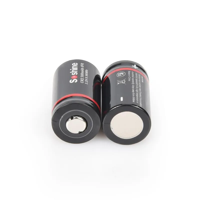 Акумулятор Soshine 15266/CR2 300mAh 1шт - мініатюра 3