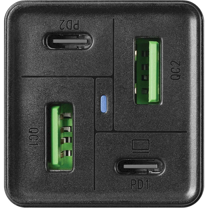 Сетевое зарядное устройство Sandberg 4-in-1 Charger 441-45 65W Black - мініатюра 2