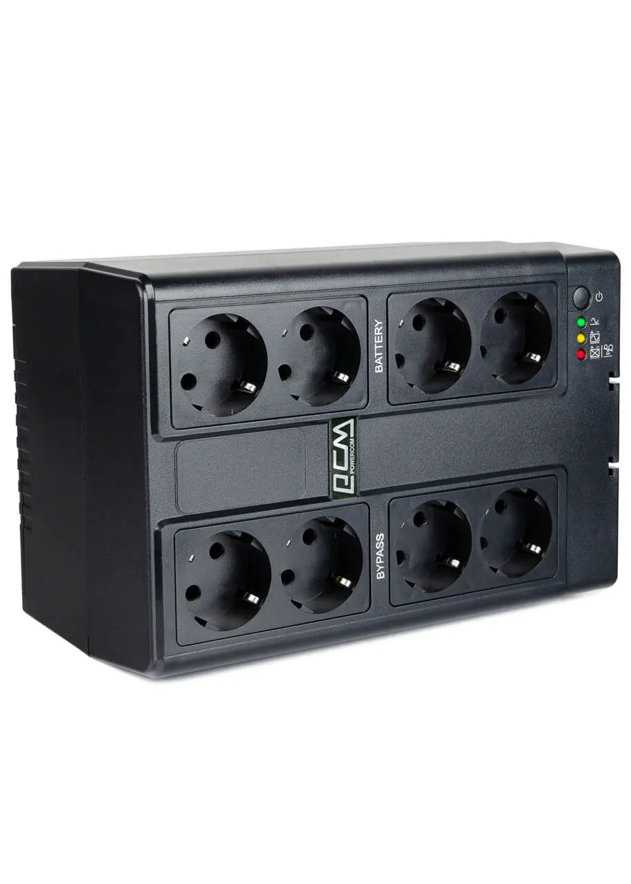 Джерело безперебійного живлення Powercom CUB-650N (10700298) - мініатюра 2