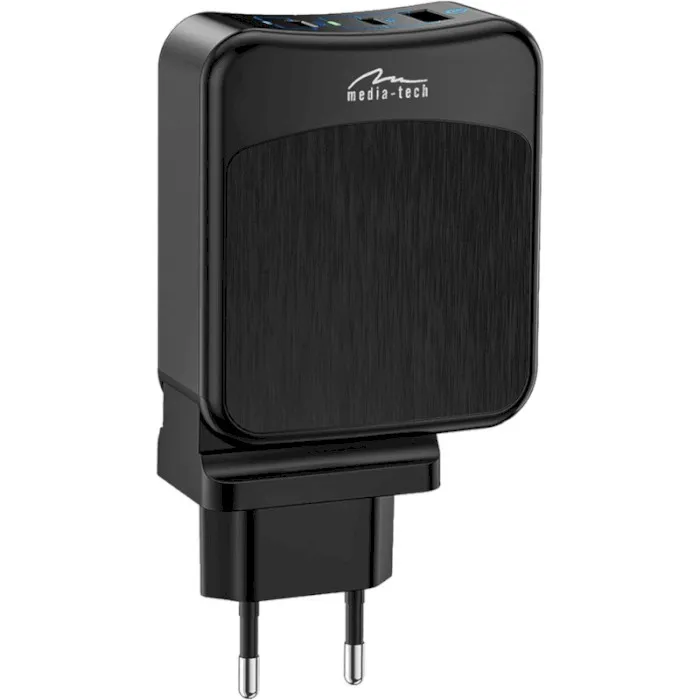 Мережевий зарядний пристрій Media-Tech MT6252 65W Black  - мініатюра 2