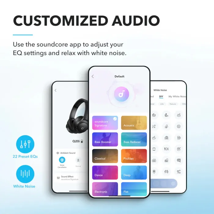 Bluetooth-гарнітура Anker SoundCore Q20i Black (A3004G11) - мініатюра 10