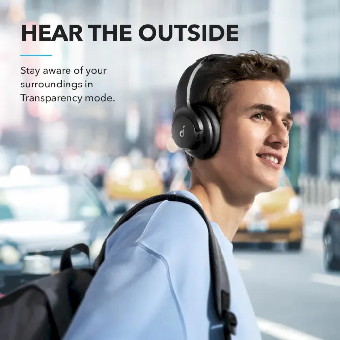 Bluetooth-гарнітура Anker SoundCore Q20i Black (A3004G11) - мініатюра 11