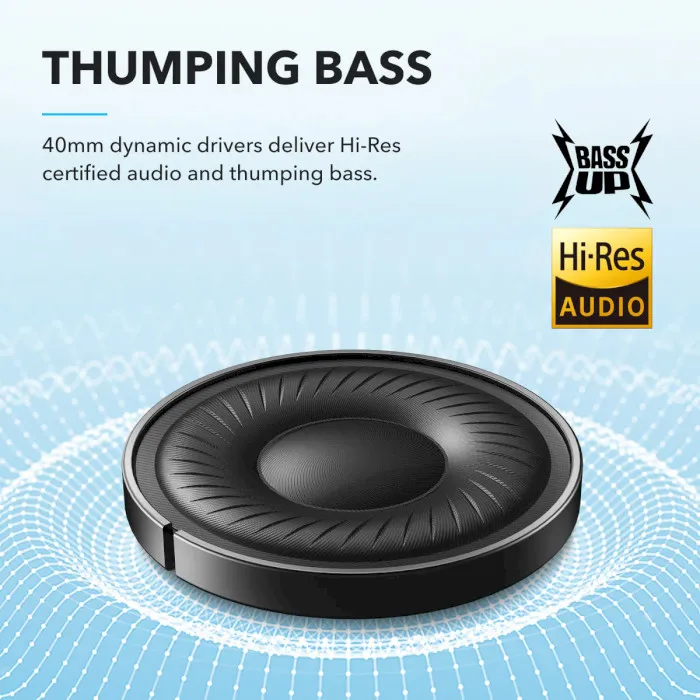 Bluetooth-гарнітура Anker SoundCore Q20i Black (A3004G11) - мініатюра 8