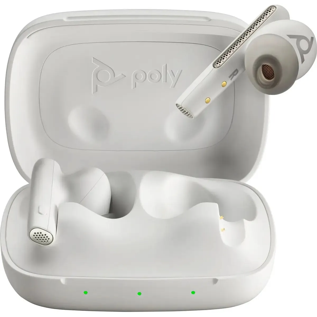 Bluetooth-гарнітура Poly Voyager Free 60 Earbuds + BT700A + BCHC White (7Y8L3AA) - мініатюра 5