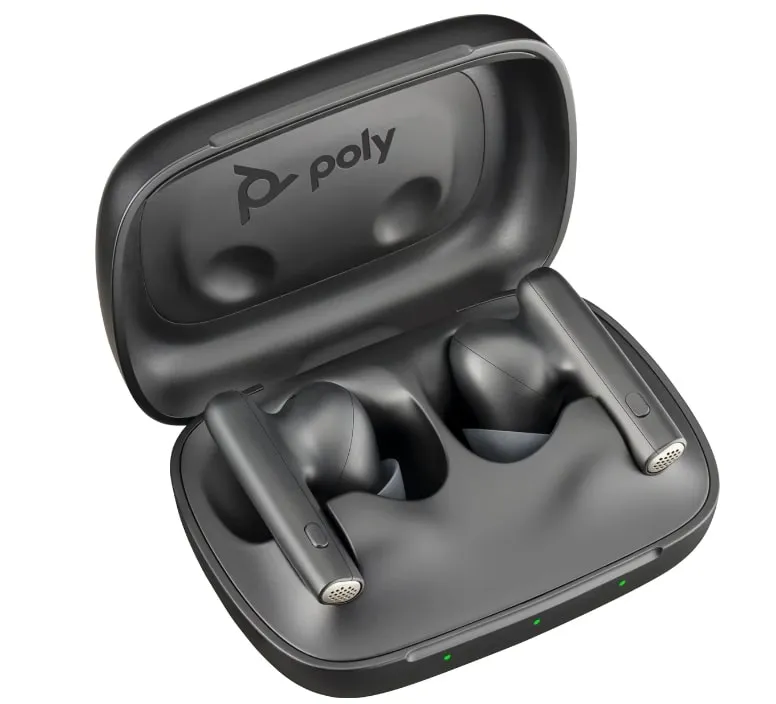 Bluetooth-гарнітура Poly Voyager Free 60 Earbuds + BT700C + BCHC Black (7Y8H4AA) - мініатюра 3
