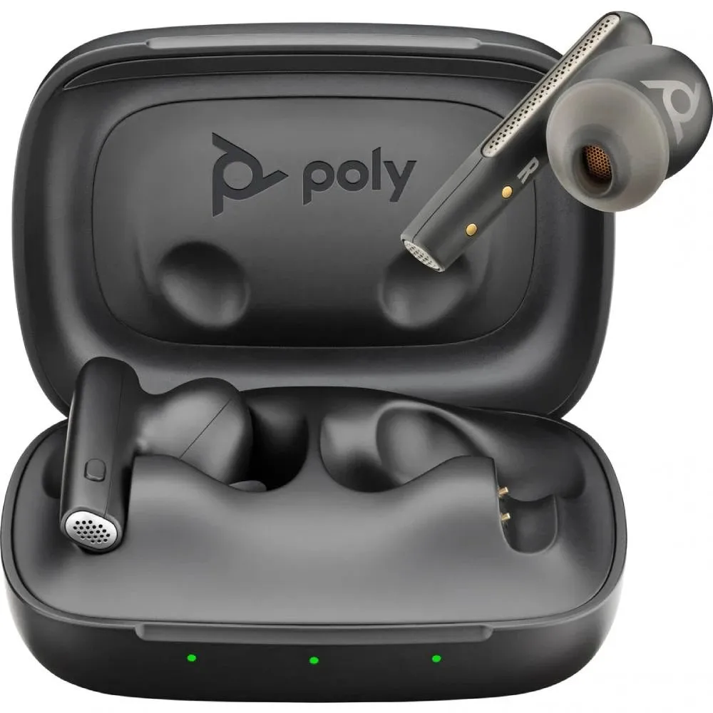 Bluetooth-гарнітура Poly Voyager Free 60 Earbuds + BT700C + BCHC Black (7Y8H4AA) - мініатюра 6