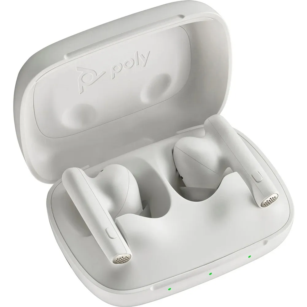 Bluetooth-гарнітура Poly Voyager Free 60 Earbuds + BT700C + BCHC White (7Y8L4AA) - мініатюра 5