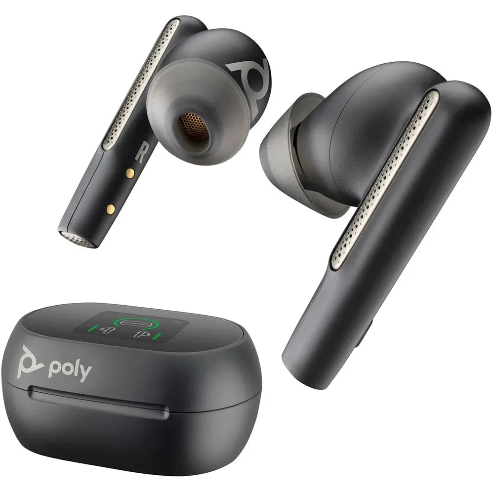 Bluetooth-гарнітура Poly Voyager Free 60+ Earbuds + BT700C + TSCHC Black (7Y8G4AA) - мініатюра 5