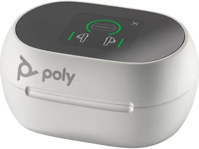 Bluetooth-гарнітура Poly Voyager Free 60+ Earbuds + BT700C + TSCHC White (7Y8G6AA) - мініатюра 4
