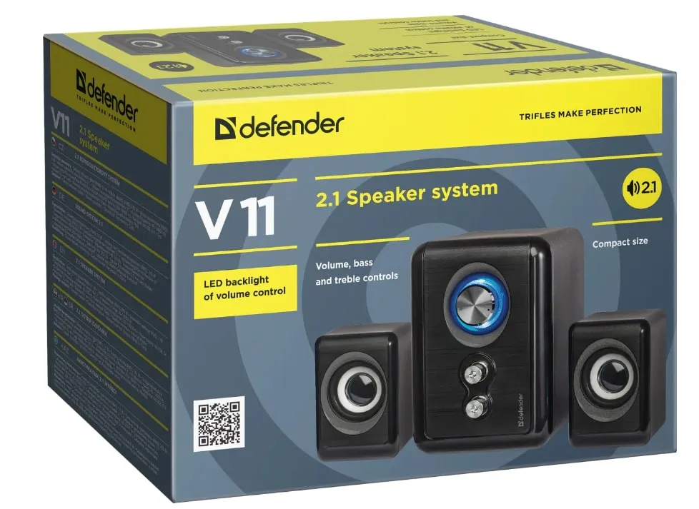 Акустична система Defender V11 Black (65111) - мініатюра 2