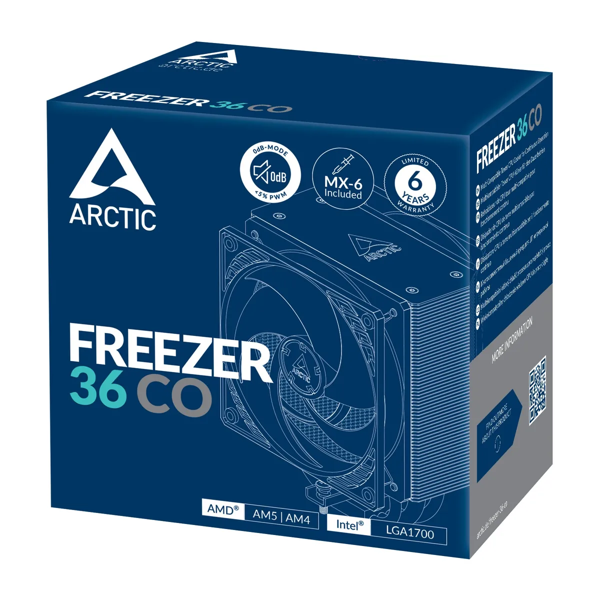 Кулер процесорний Arctic Freezer 36 CO (ACFRE00122A) - мініатюра 2
