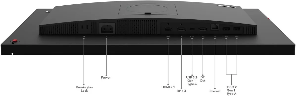 Монiтор Lenovo 23.8" T24mv-30 (63D7UAT3UA) IPS Black - мініатюра 4