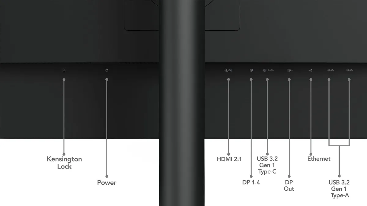 Монiтор Lenovo 23.8" T24mv-30 (63D7UAT3UA) IPS Black - мініатюра 5