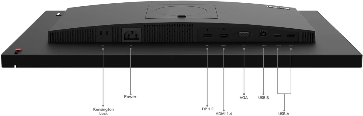 Монiтор Lenovo 23.8" T24v-30 (63D8MAT3UA) IPS Black - мініатюра 6