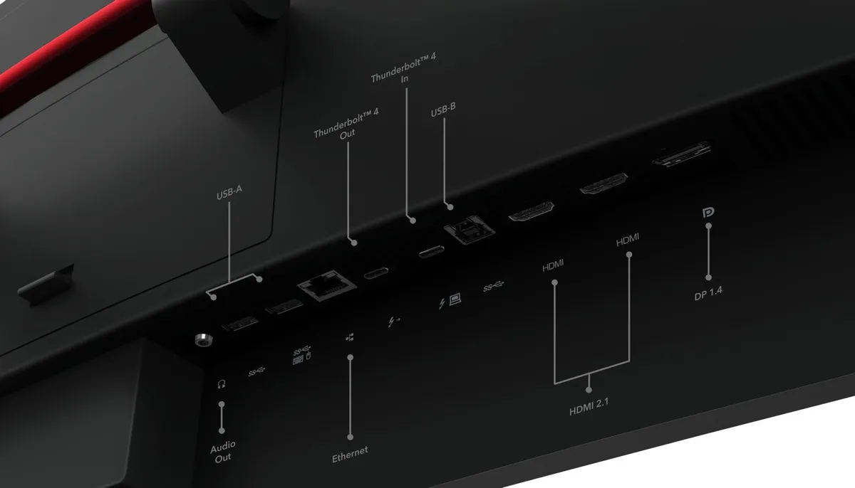 Монiтор Lenovo 49" P49w-30 (63DBZAT1EU) IPS Black - мініатюра 13
