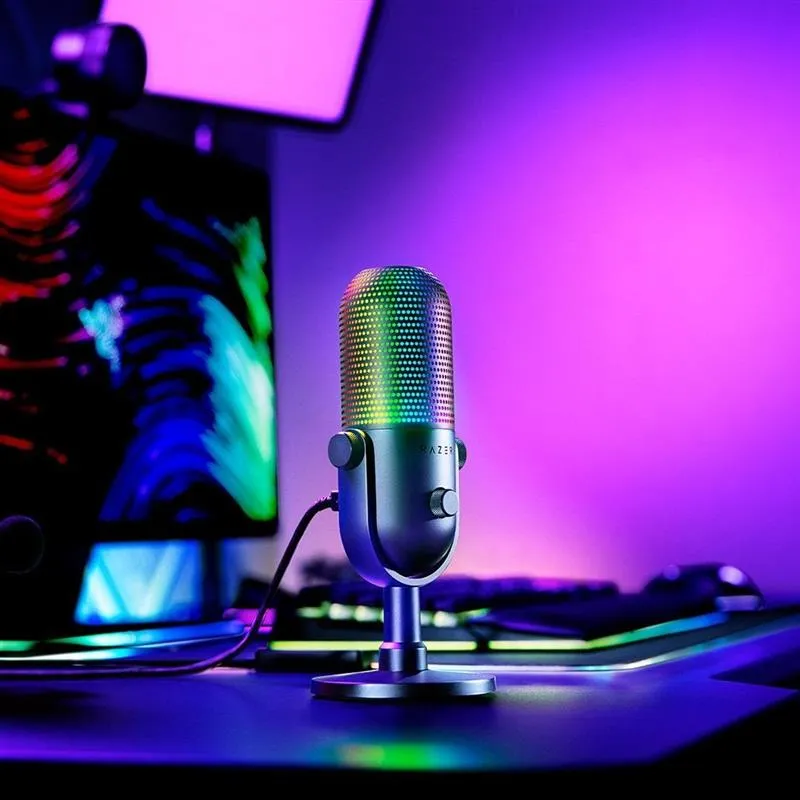Мікрофон Razer Seiren V3 Chroma (RZ19-05060100-R3M1) - мініатюра 4