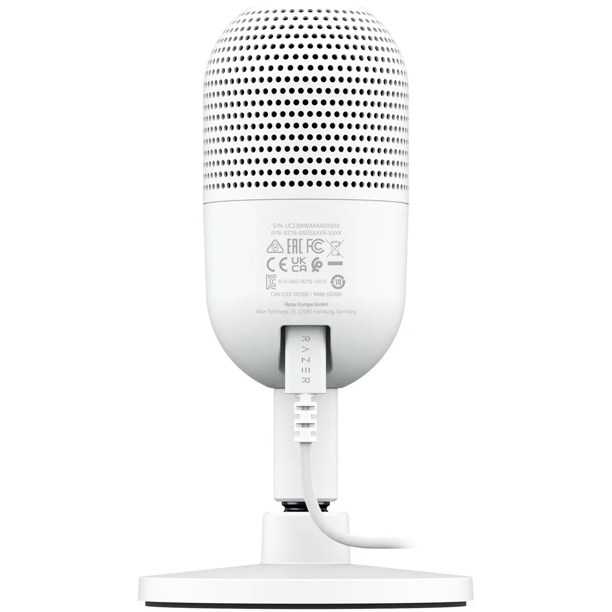 Мікрофон Razer Seiren V3 mini White (RZ19-05050300-R3M1) - мініатюра 7