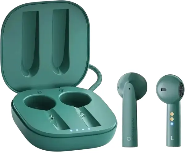 Bluetooth-гарнітура Omthing Airfree Pods TWS EO005 Green - мініатюра 2