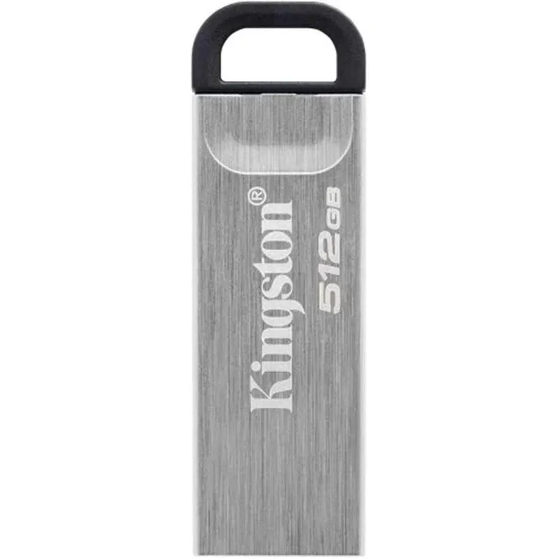 Флеш-накопичувач USB3.2 512GB Kingston DataTraveler Kyson Silver/Black (DTKN/512GB) - зображення 1