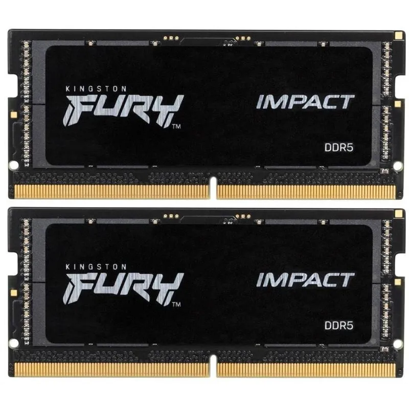 Модуль пам`ятi SO-DIMM DDR5 2x16GB/5600 Kingston Fury Impact (KF556S40IBK2-32) - зображення 1