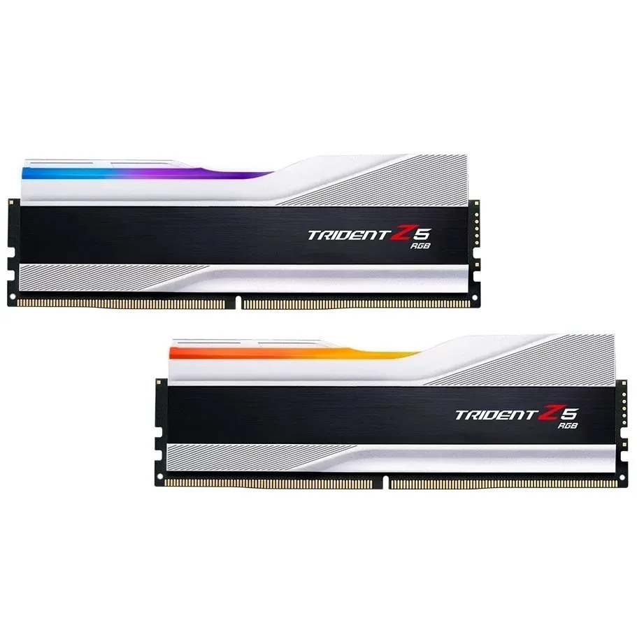 Модуль пам`ятi DDR5 2x16GB/6800 G.Skill Trident Z5 RGB Silver (F5-6800J3445G16GX2-TZ5RS) - мініатюра 5