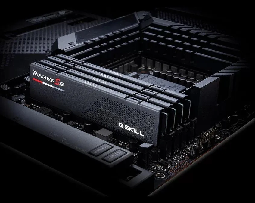 Модуль пам`ятi DDR5 2x16GB/5200 G.Skill Ripjaws S5 Black (F5-5200J4040A16GX2-RS5K) - мініатюра 6