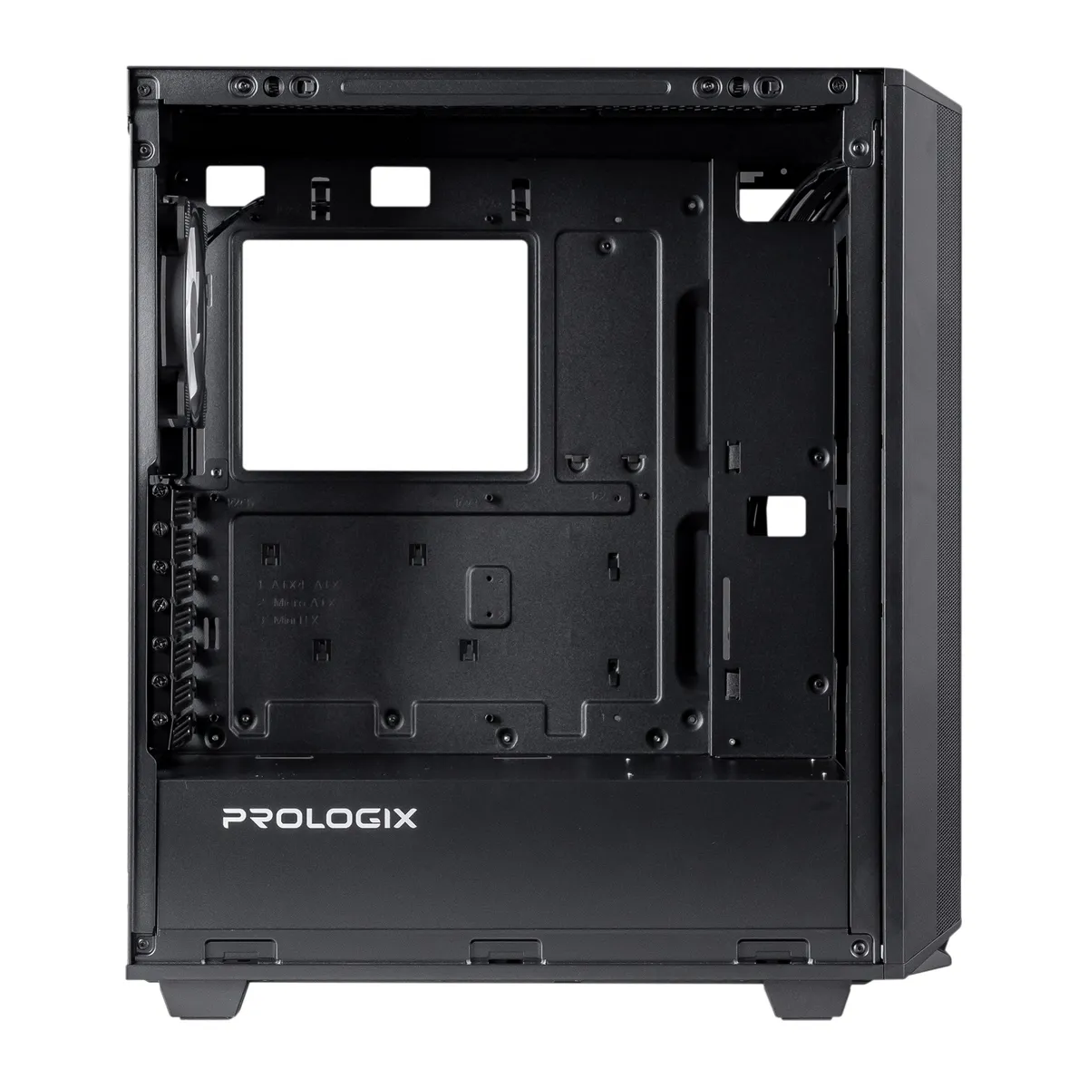 Корпус Prologix E122 Tempered Glass&Mesh Black - мініатюра 10