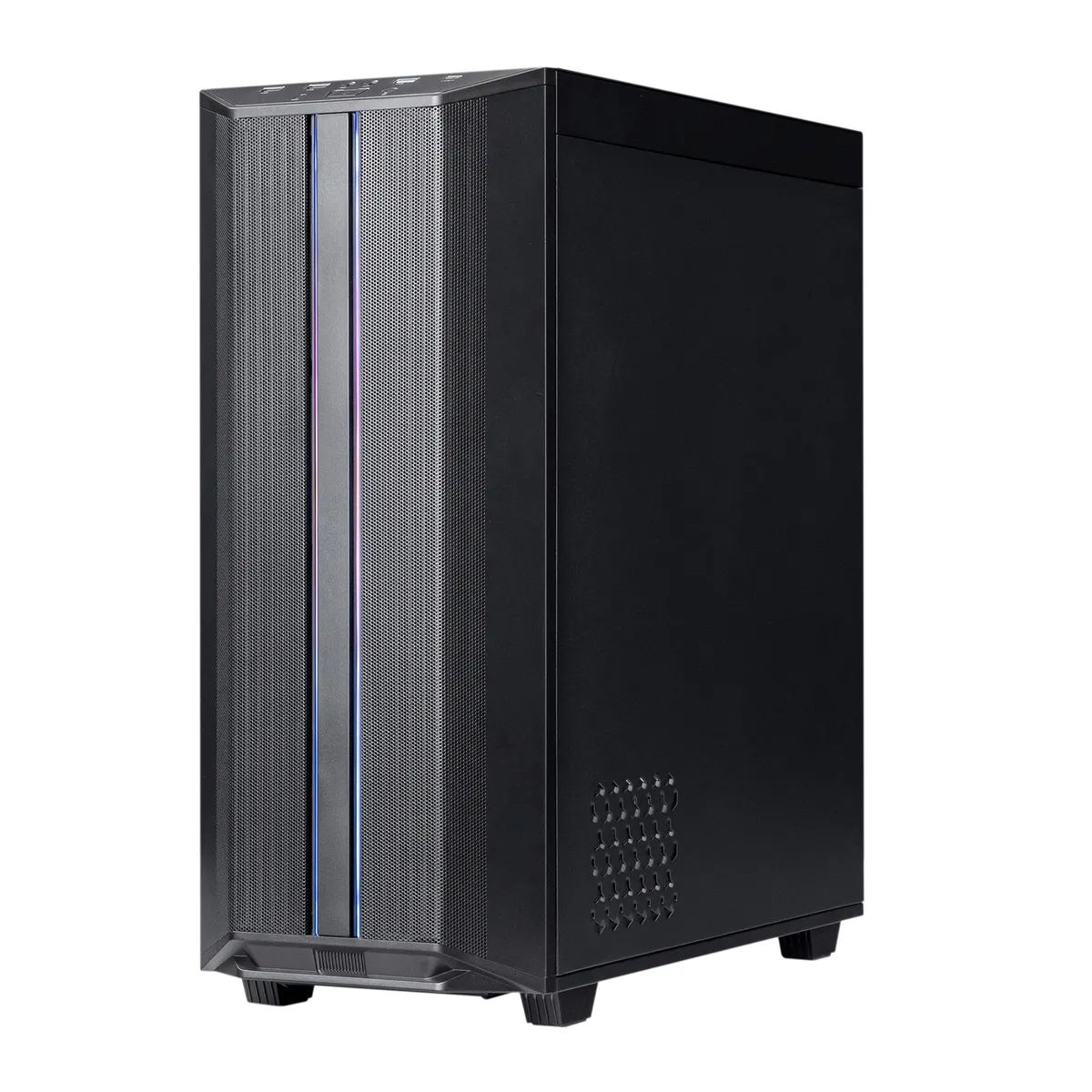 Корпус Prologix E122 Tempered Glass&Mesh Black - мініатюра 4