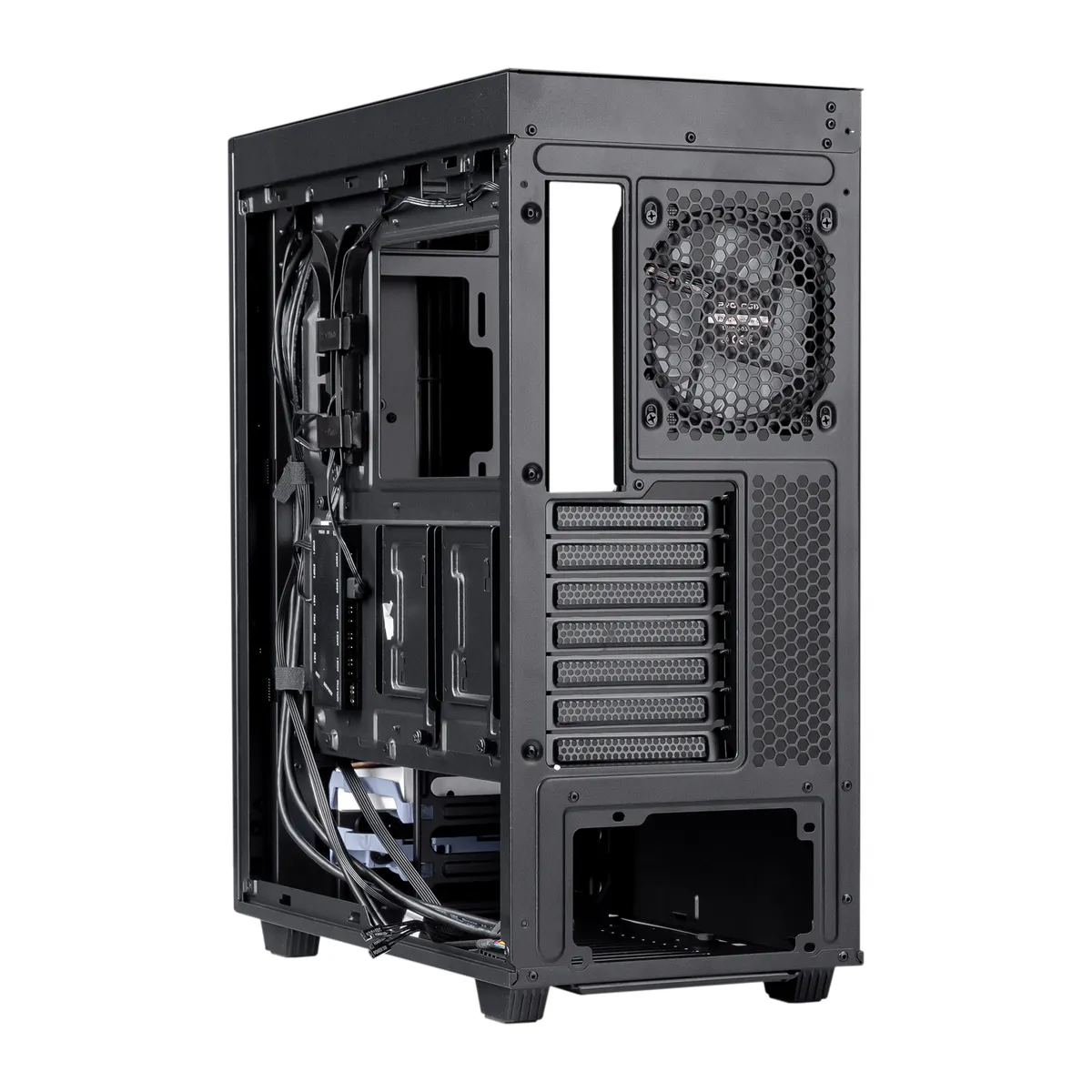 Корпус Prologix E122 Tempered Glass&Mesh Black - мініатюра 5