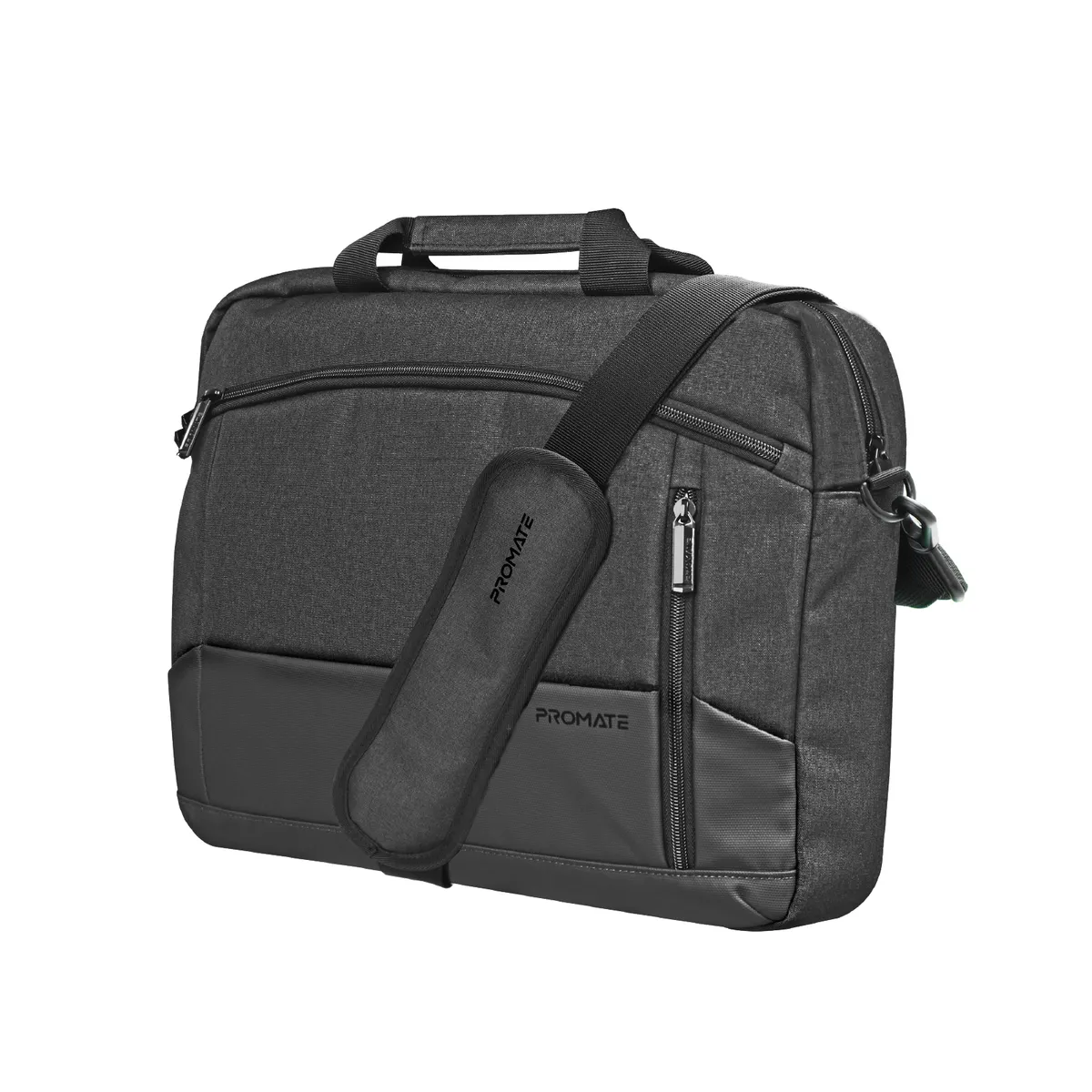 Сумка для ноутбука Promate Satchel-MB Black - зображення 1