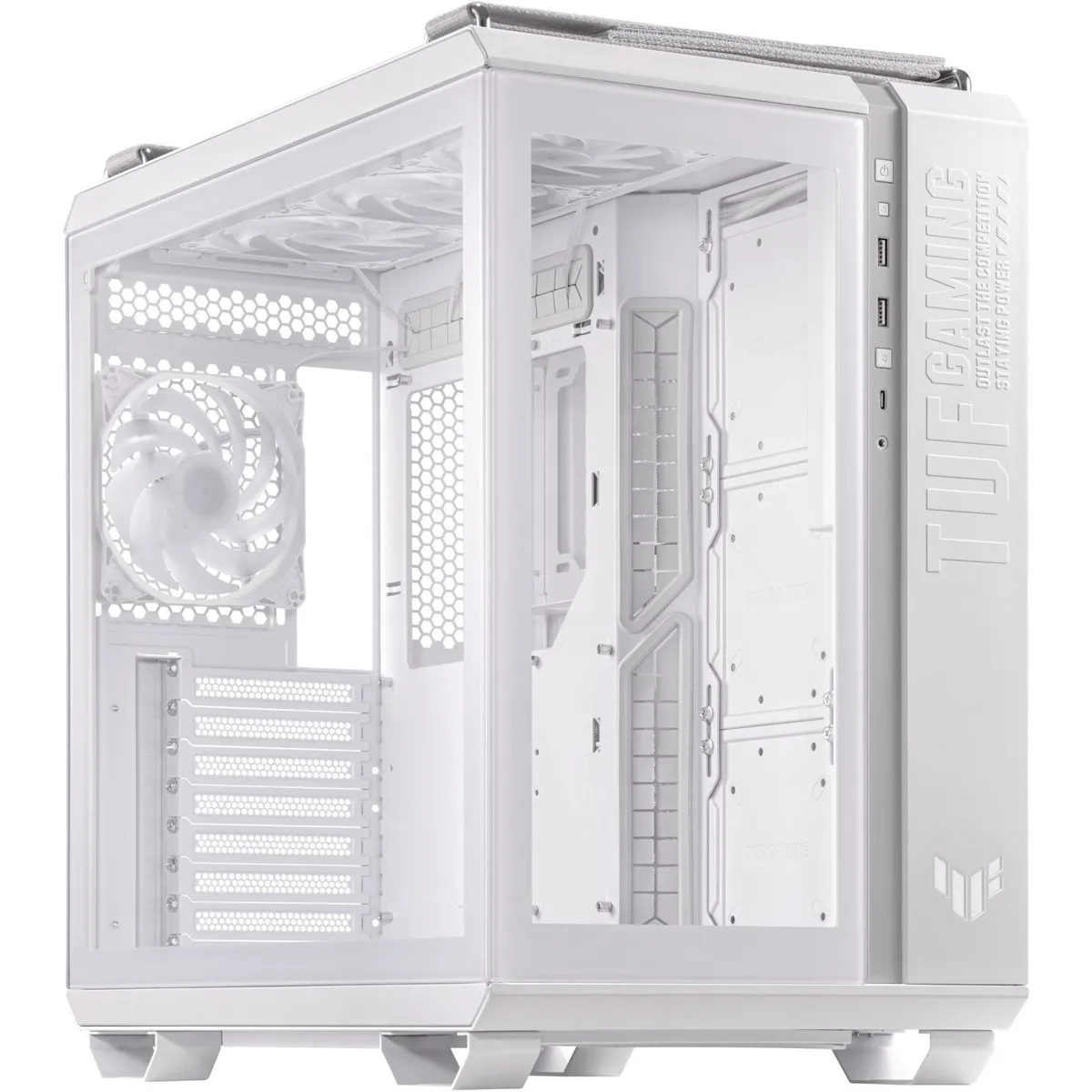 Корпус Asus TUF Gaming GT502 Plus White без БЖ (90DC0093-B19000) - мініатюра 2