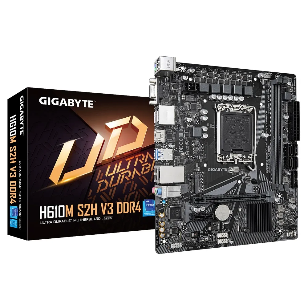 Материнська плата Gigabyte H610M S2H V3 DDR4 Socket 1700 - зображення 1