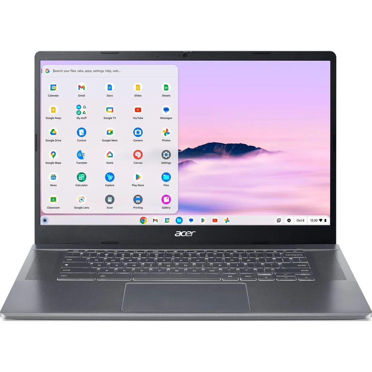 Ноутбук Acer Chromebook Plus 515 CB515-2H-50DB (NX.KNUEU.003) Steel Gray - мініатюра 10