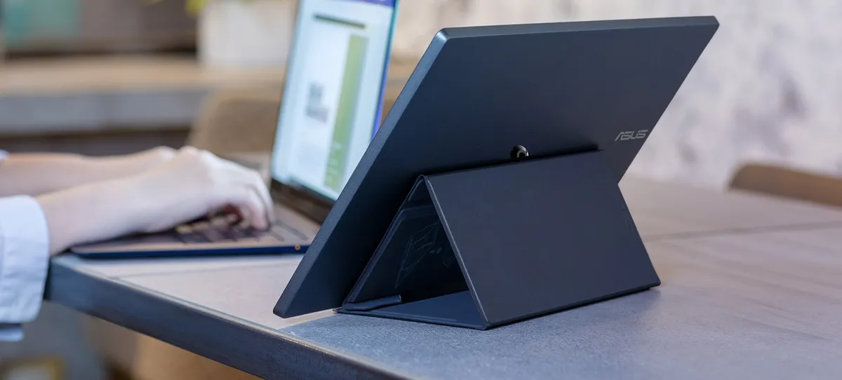 Монітор портативний Asus 14" ZenScreen MB14AC (90LM0631-B01170) IPS Black - мініатюра 6