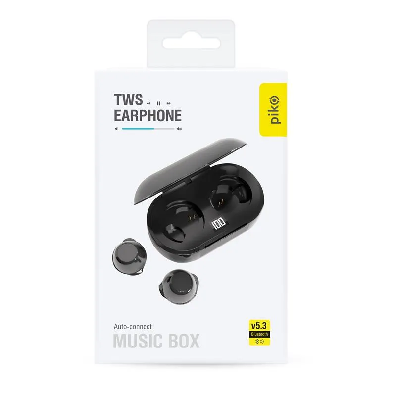 Bluetooth-гарнiтура Piko TWS-MusicBox Black (1283126583414) - мініатюра 8