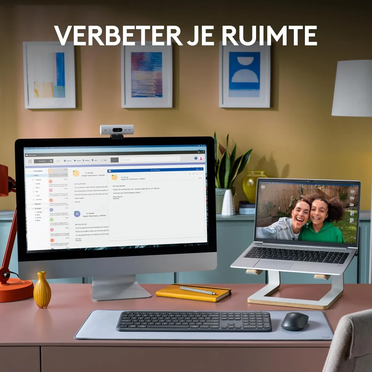 Клавiатура бездротова Logitech Signature Slim K950 US Graphite USB (920-012465) - мініатюра 4